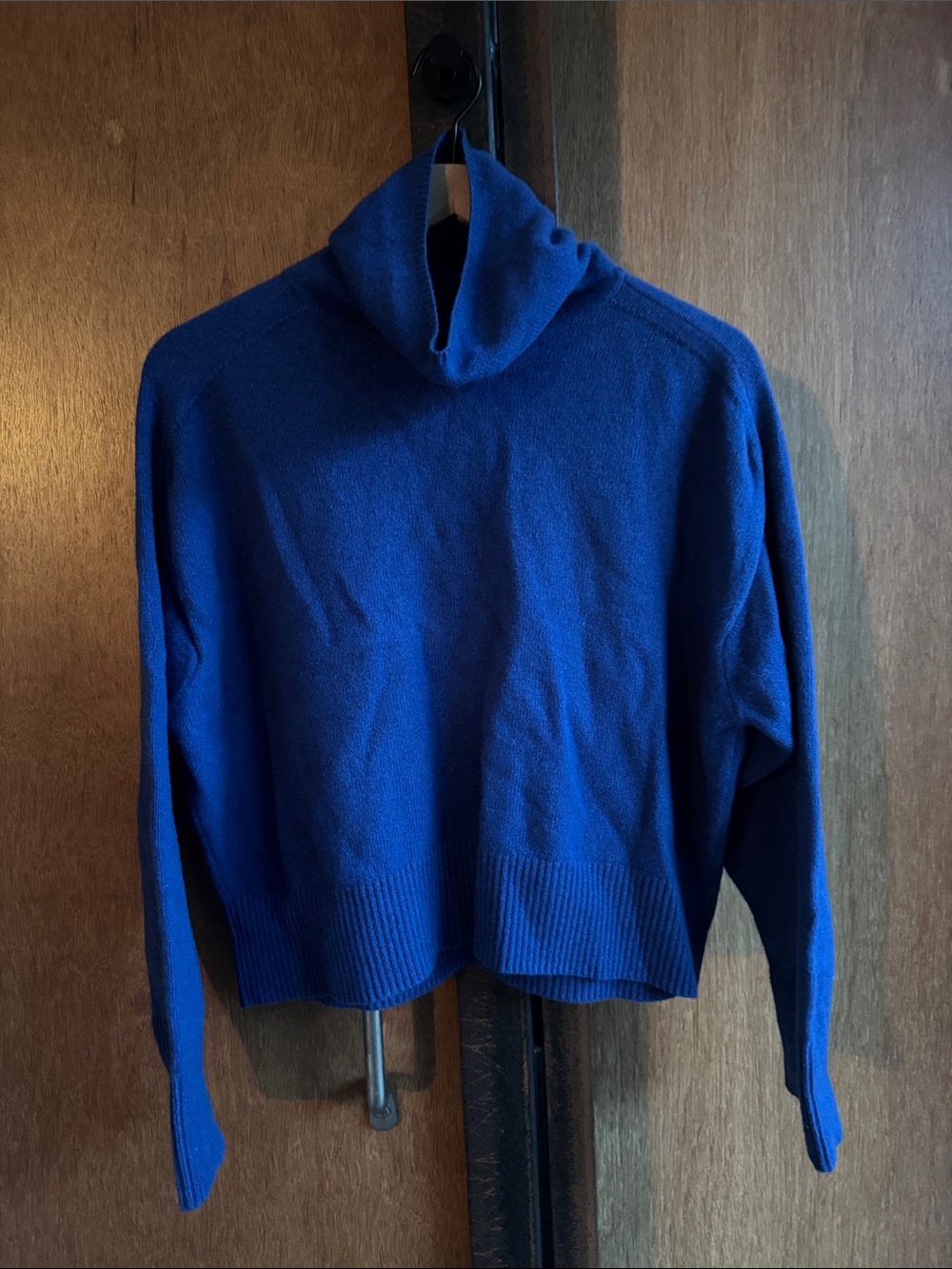 Massimo Dutti Royal Blue Turtleneck Sweater